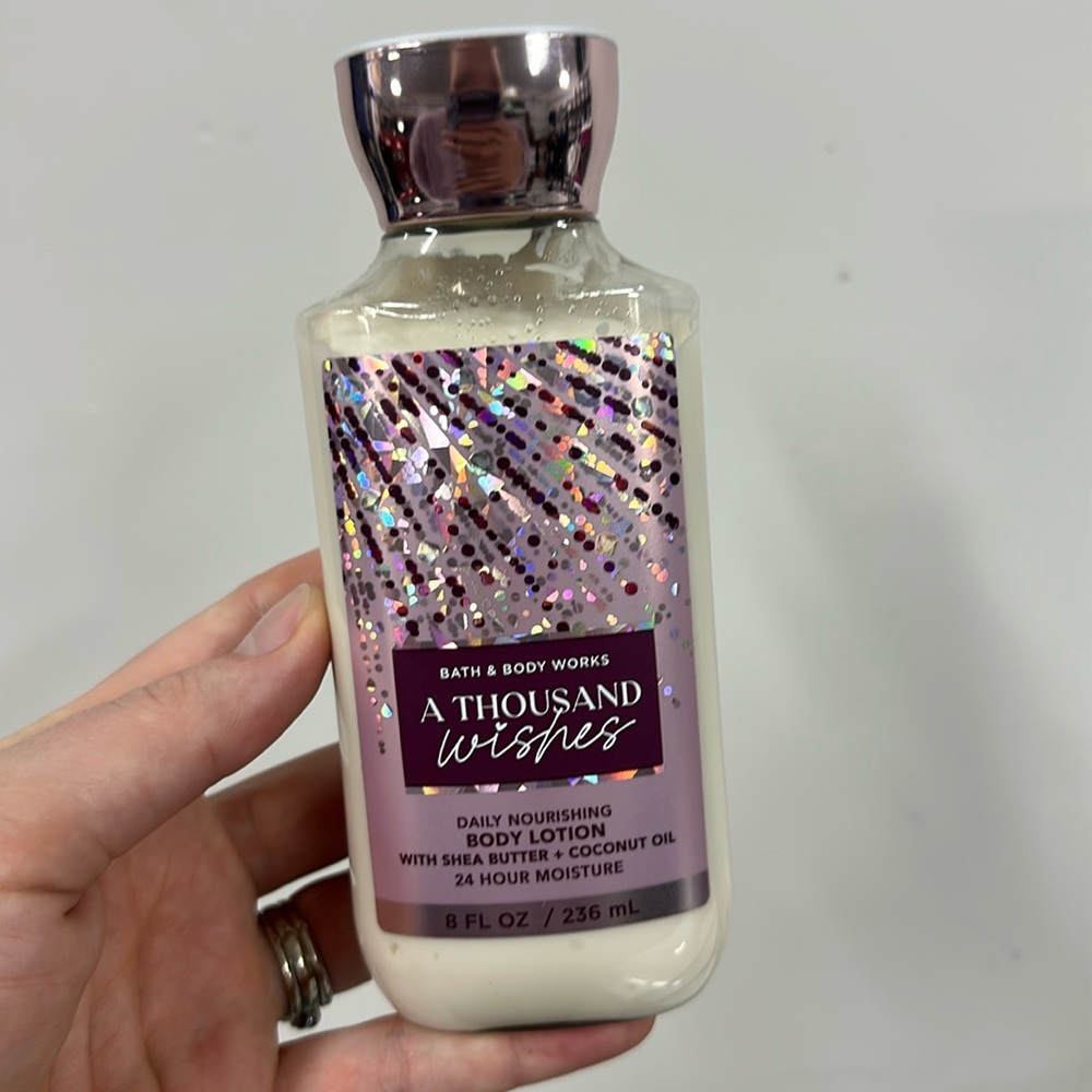 Bath & Body works a thousand wishes body lotion 8 fl